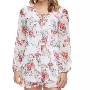 Disney's Beauty and the Beast Juniors' Floral Romper